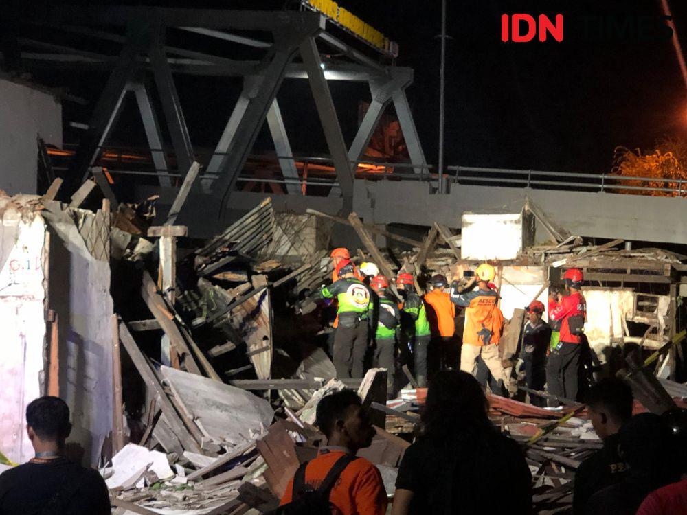 3 Pekerja Bangunan di Pontianak Tertimbun Reruntuhan, 1 Korban Hilang