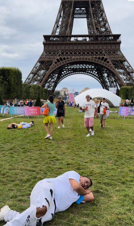 Hotman Paris nonton Olimpiade (Instagram.com/hotmanparisofficial)