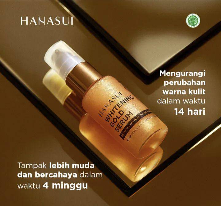 Hanasui Whitening Gold Serum (lazada.co.id/GudangCosme01)