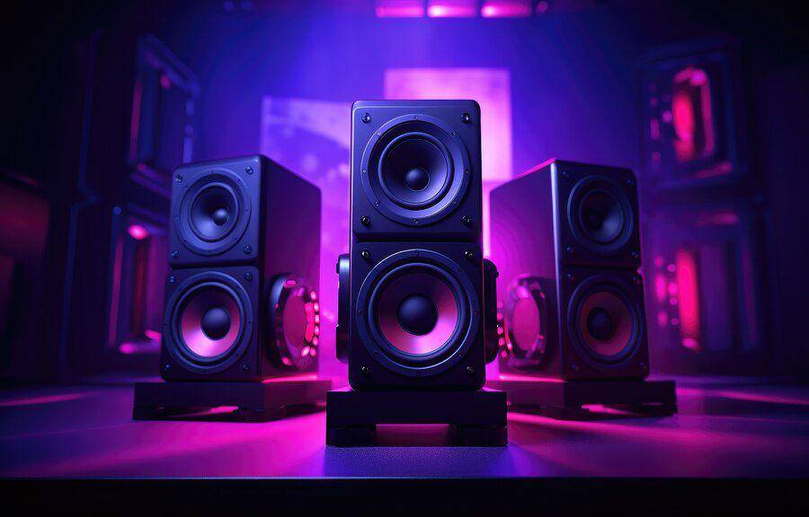 Ilustrasi speaker woofer bass. (freepik.com)