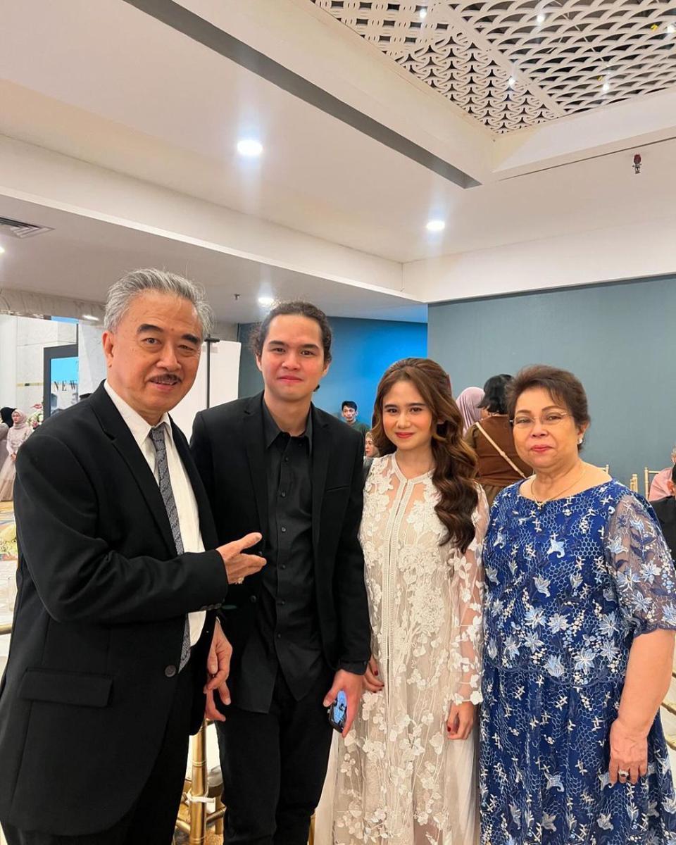 potret Tissa Biani dan Dul Jaelani di pernikahan Ade Govinda (instagram.com/tissabiani)