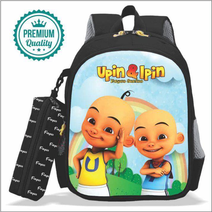 Tas sekolah Anak Upin Ipin (Shopee.co.id/Fayus_Kids)