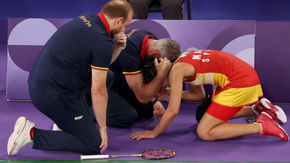 Kala Mimpi Carolina Marin Dijegal Cedera di Olimpiade 2024
