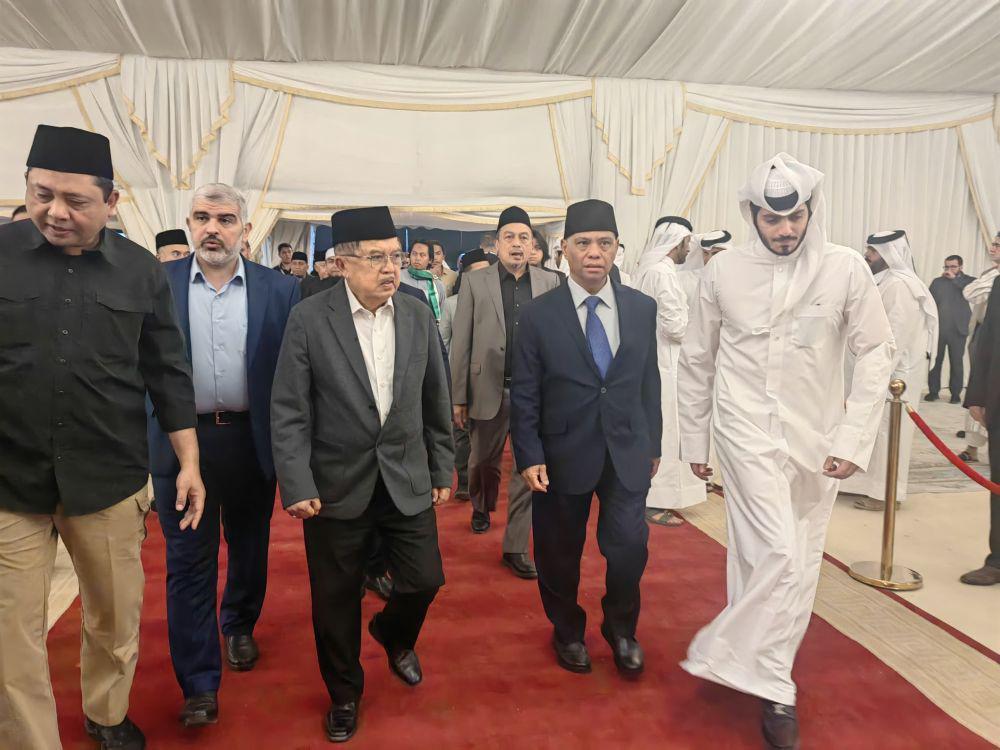 Takziah Haniyeh, JK Tegaskan Dukungan Indonesia ke Palestina