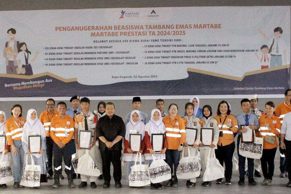 Tambang Emas Martabe Berikan Beasiswa pada Pelajar Senilai Rp4,3 M