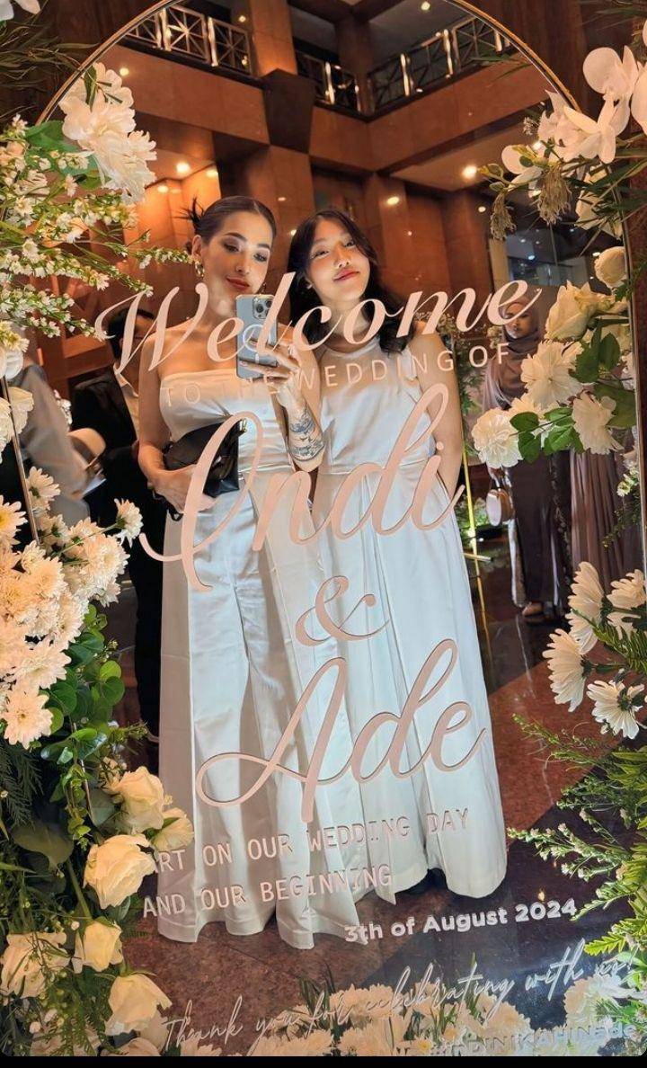 Tamu resepsi Ade Govinda (Instagram.com/mieke_amalia)