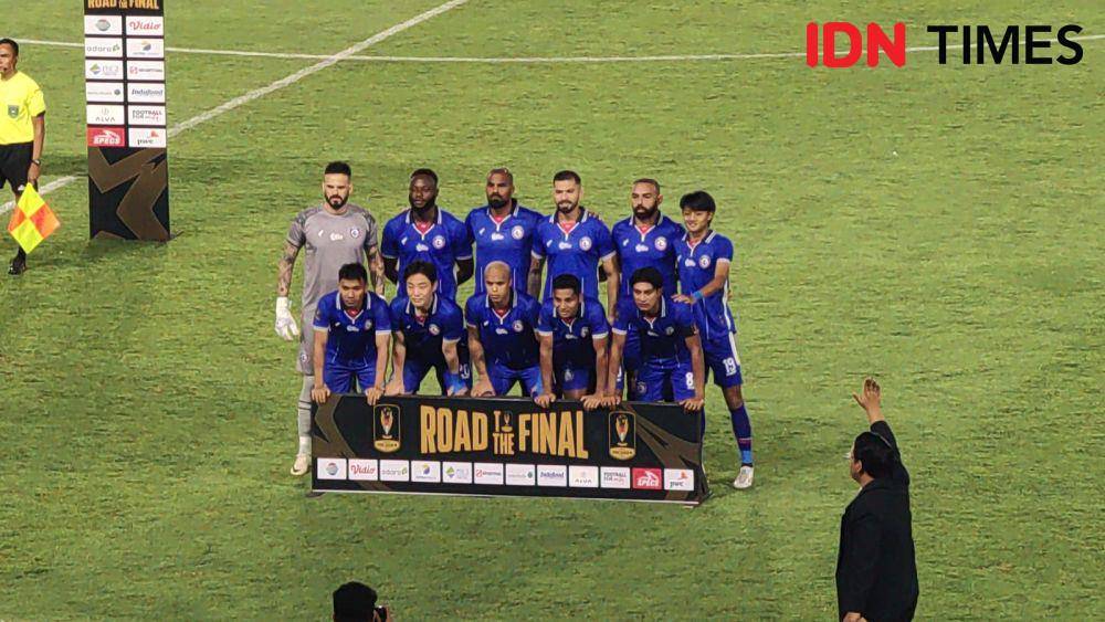 Arema FC juarai Piala Presiden 2024 di Stadion Manahan Solo. (IDN Times/Larasati Rey)