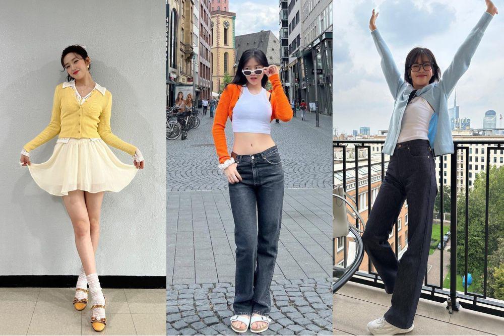 7 Ide Mix and Match Cardigan ala Yujin IVE, So Fresh!