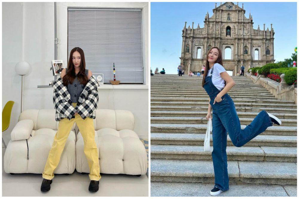 8 Inspirasi OOTD Comfy ala Jessica Jung, Gayanya Santai namun Stylish