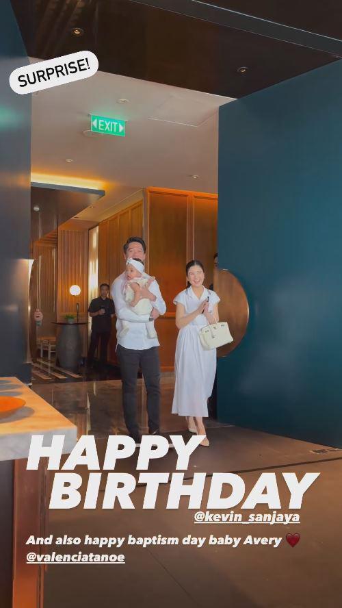 ulang tahun Kevin Sanjaya (Instagram.com/valenciatanoe)