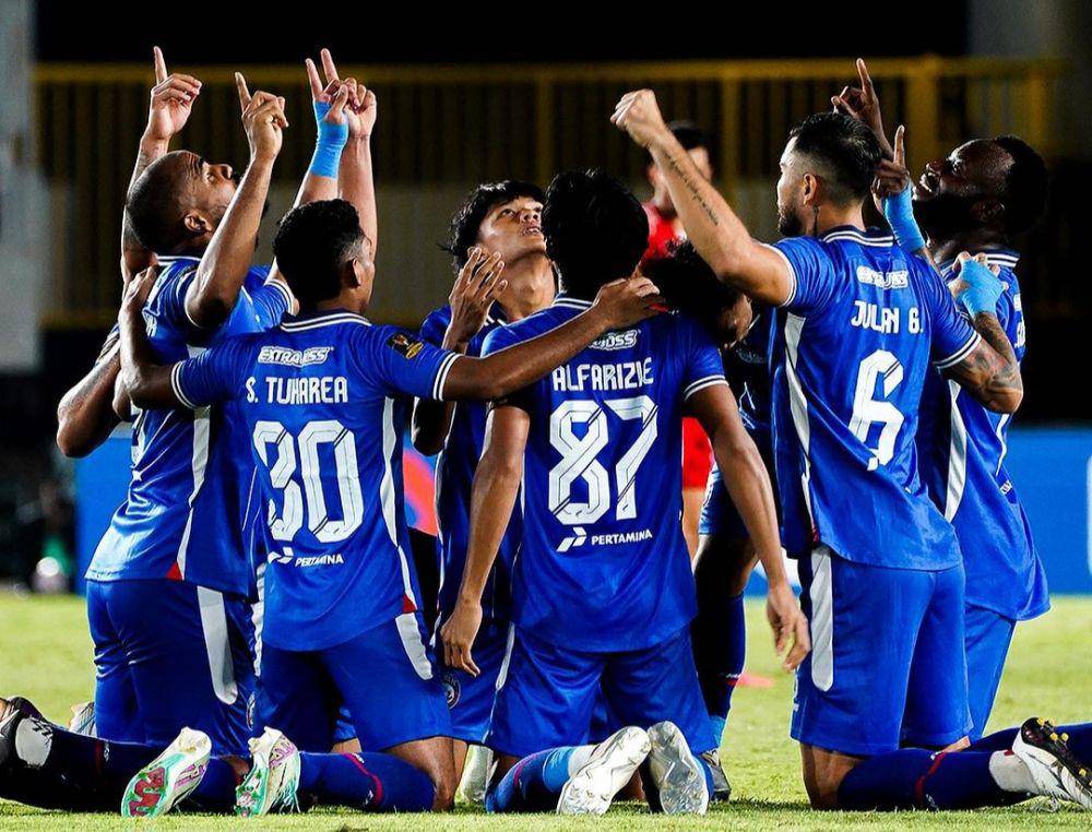 Arema FC saat menjuarai Piala Presiden 2024. (Dok. Media Officer Arema FC)