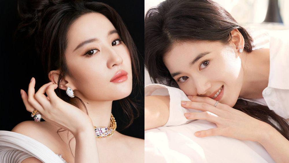 9 Adu Gaya Liu Yi Fei dan Jung Eun Chae, Serupa tapi Tak Sama!