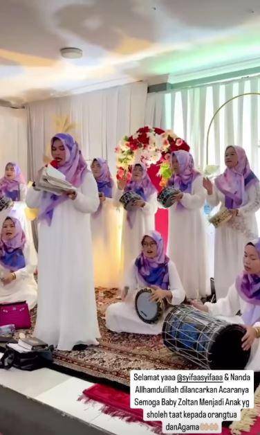 akikah baby Zoltan keponakan Ayu Ting Ting (Instagram.com/syifaasyifaaa)