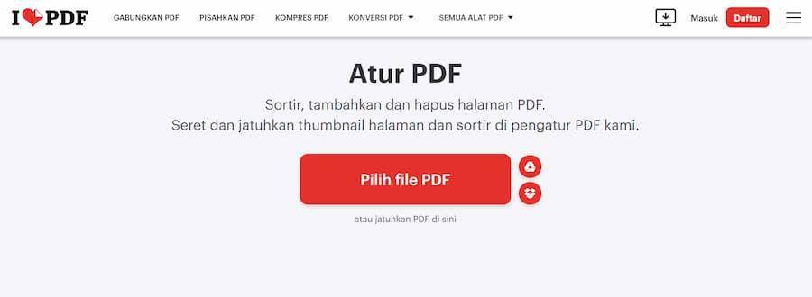 tampilan iLovePDF (dok. iLovePDF)