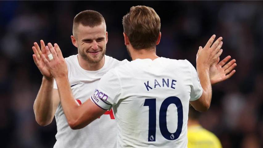 Eric Dier (kiri) dan Harry Kane (kanan) (bundesliga.com)