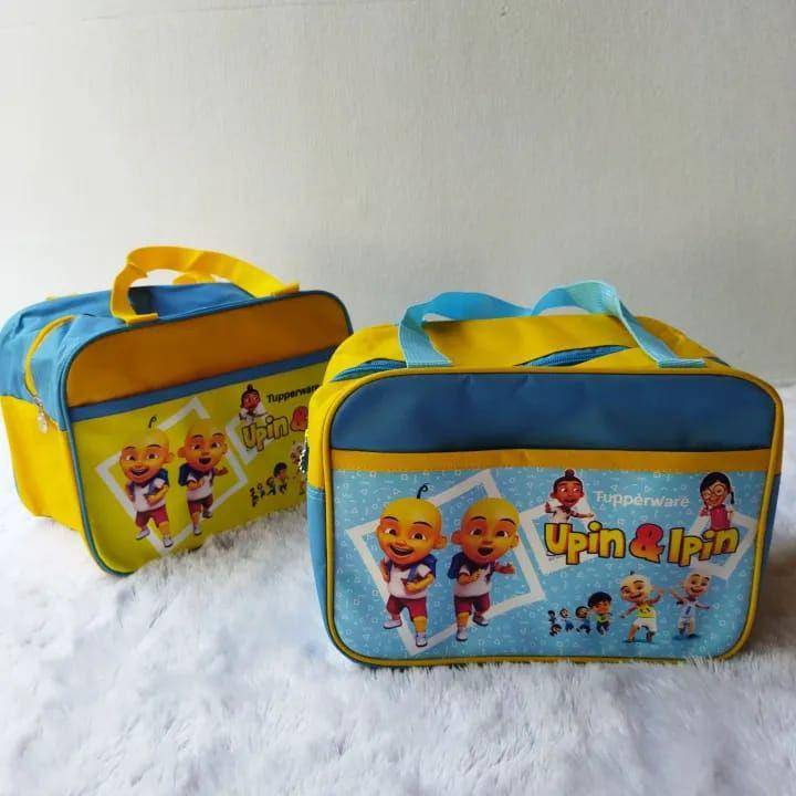 Tas bekal Upin Ipin. (lazada.co.id/Olshop Tas Tupperware Kudus)