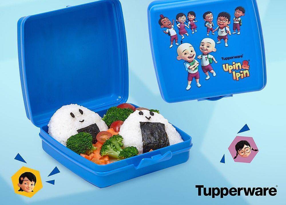 Kotak bekal Upin Ipin. (Instagram.com/tupperwareid)