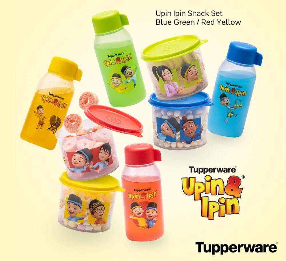 Kotak bekal Upin Ipin. (Instagram.com/tupperwareid)