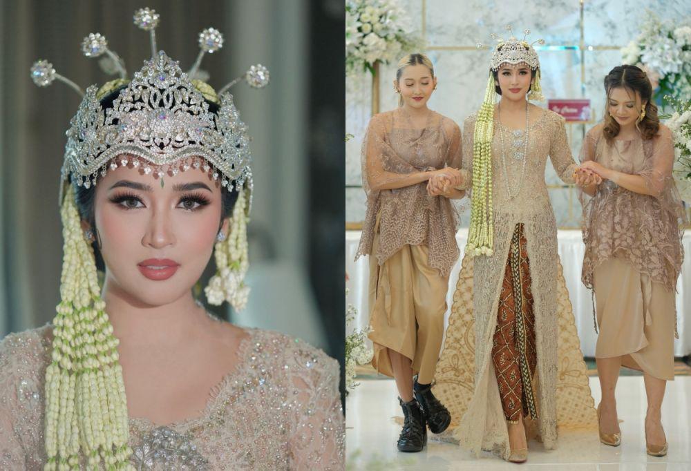 7 Gaya Akad Nikah Istri Ade Govinda, Pakai Adat Sunda nan Anggun!