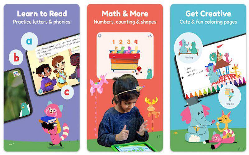 tampilan aplikasi Khan Academy Kids (dok. Khan Academy/Khan Academy Kids)