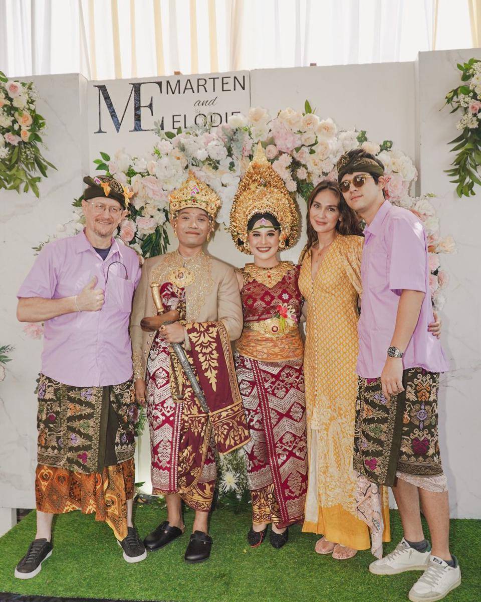 potret Luna Maya dan Maxime Bouttier di pernikahan adik Maxime (instagram.com/lunamaya)