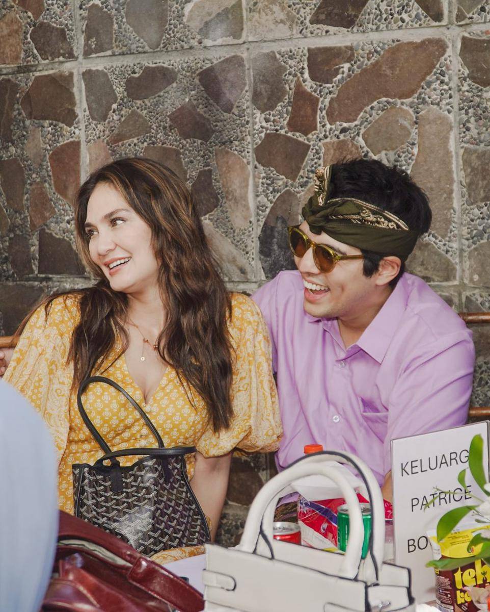 potret Luna Maya dan Maxime Bouttier di pernikahan adik Maxime (instagram.com/lunamaya)