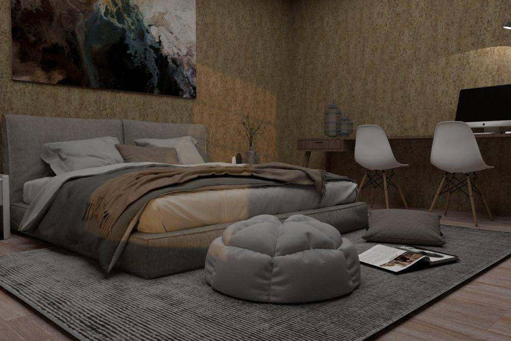 ilustrasi kamar tidur minimalis (pexels.com/Pușcaș Adryan)