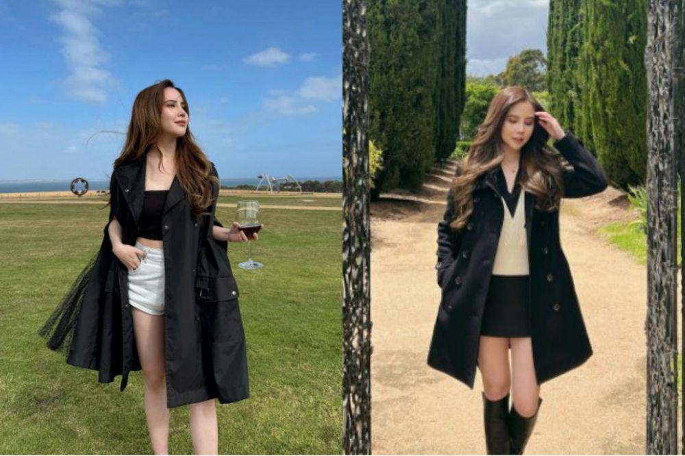 8 Ide Outfit Agatha Chelsea, Kombinasi Hitam Putih
