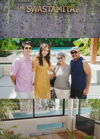 potret Luna Maya dan Maxime Bouttier di pernikahan adik Maxime (instagram.com/lunamaya)