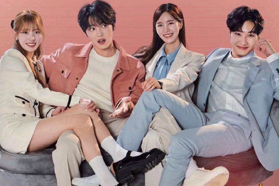 Jeon Sae Yan (Yang Hye Ji), Lee Goon (Kim Jae Joong), Kyung Joo Yeon (Jin Se Yeon), dan Lee Shin (Lee Jong Won) di drakor Bad Memory Eraser (instagram.com/mbn_drama)