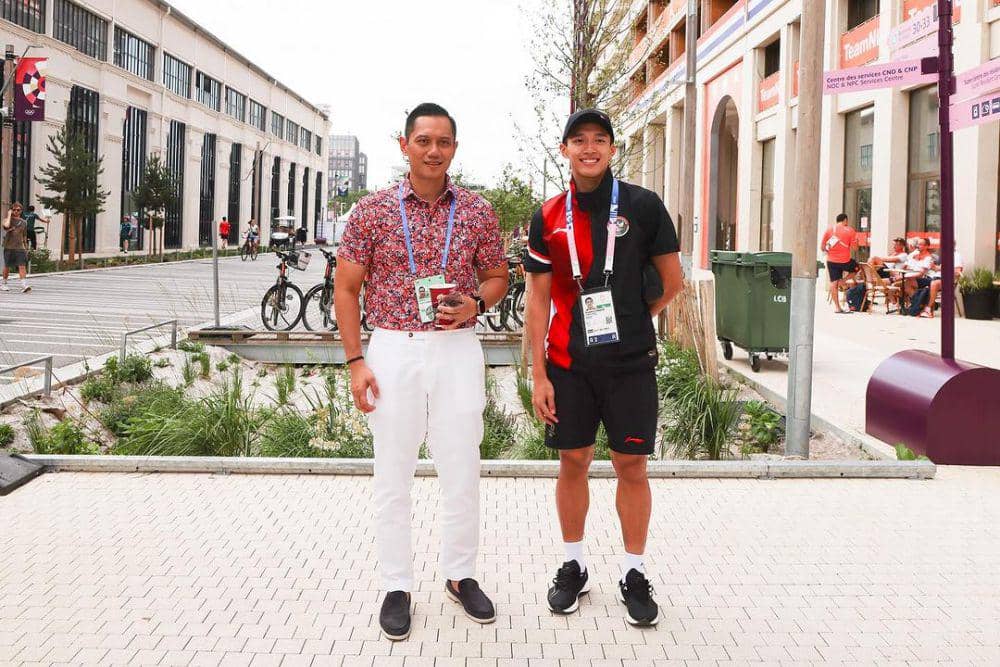 AHY di Rumah Garuda dan Olympic Village, Paris (instagram.com/agusyudhoyono)