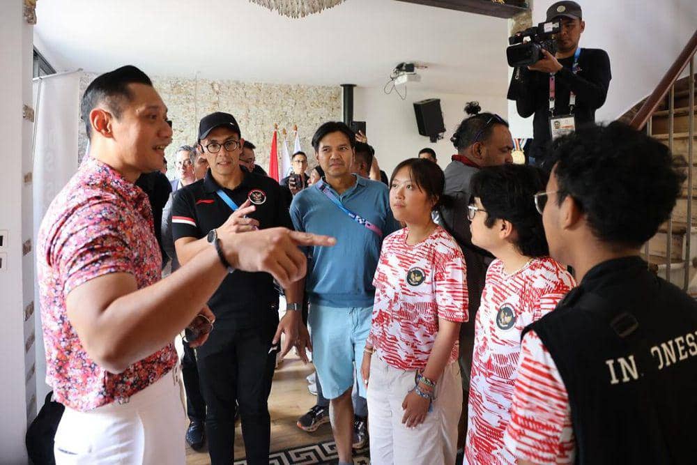 AHY di Rumah Garuda dan Olympic Village, Paris (instagram.com/agusyudhoyono)