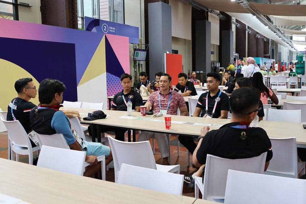 AHY di Rumah Garuda dan Olympic Village, Paris (instagram.com/agusyudhoyono)