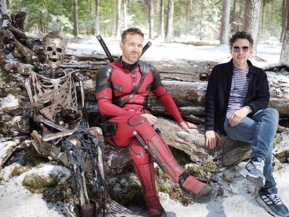 behind the scene Deadpool & Wolverine (instagram.com/slevydirect)
