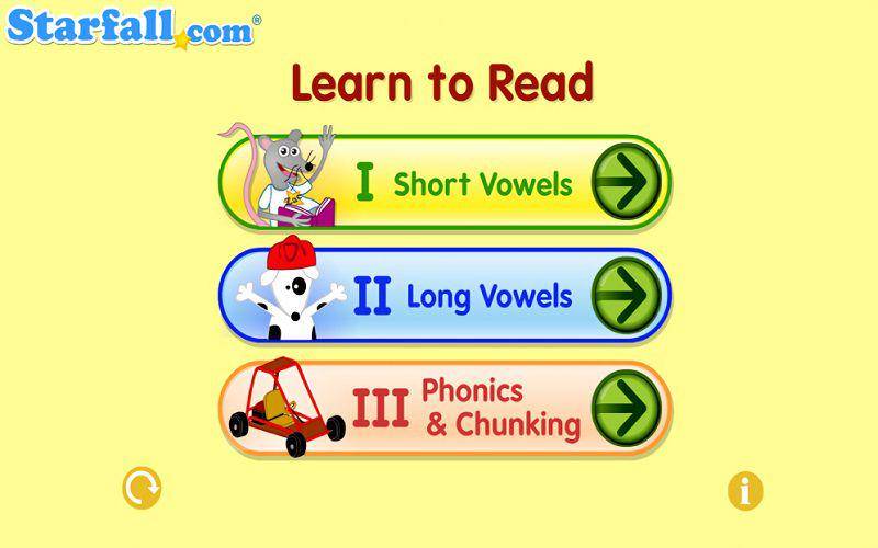 tampilan aplikasi Starfall Learn To Read (dok. Starfall Education Foundation/Starfall Learn To Read)