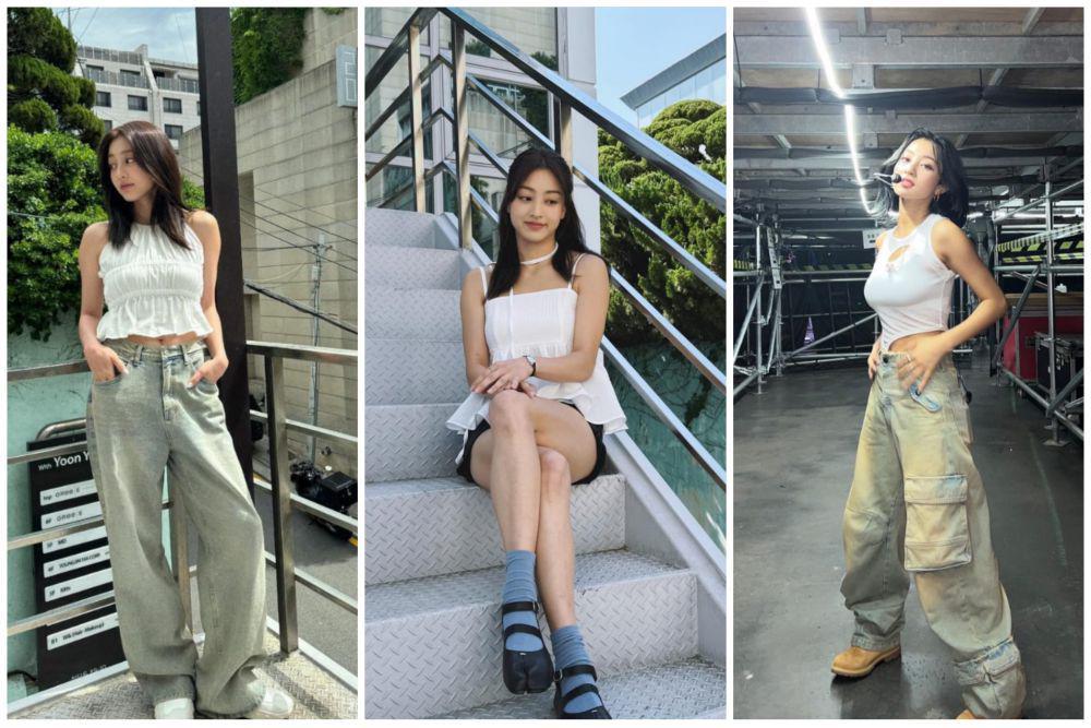 8 Ide Mix and Match Atasan Putih ala Jihyo TWICE, Effortlessly Chic!