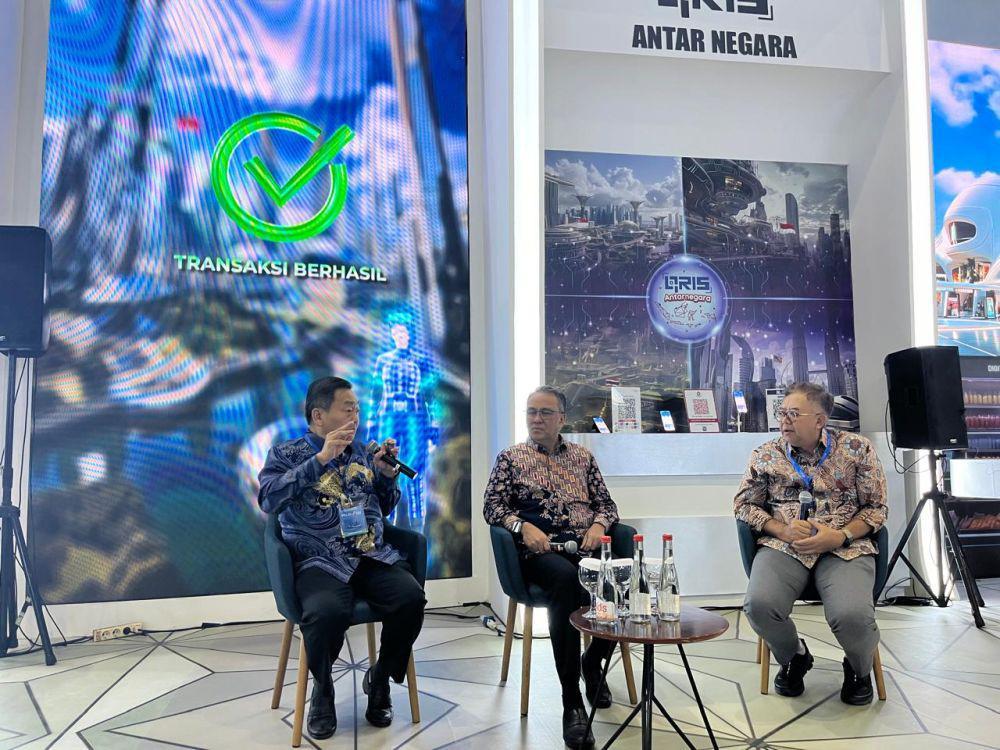 Kepala Departemen Sistem Pembayaran Bank Indonesia, Dicky Kartikoyono dan Ketua Umum Asosiasi Sistem Pembayaran Indonesia (ASPI), Santoso Liem . (Dok/Istimewa).