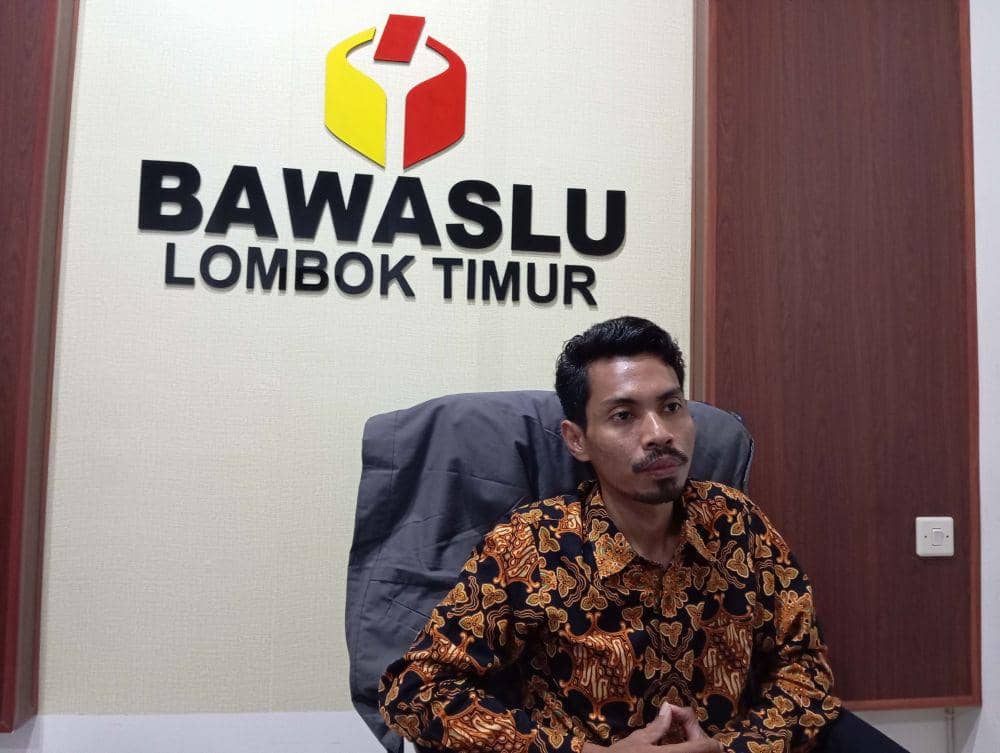 Kadiv Penanganan Pelanggaran Data dan Informasi Bawaslu Lotim, Jumaidi (IDN Times/Ruhaili)
