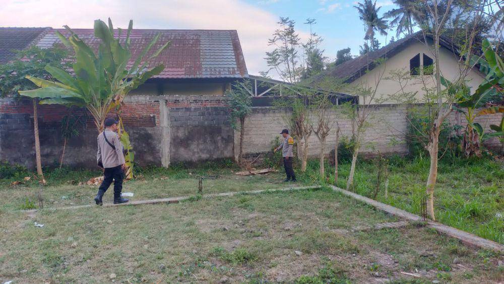 Lokasi sumur tempat korban tercebur (dok. Humas Polres Lotim)