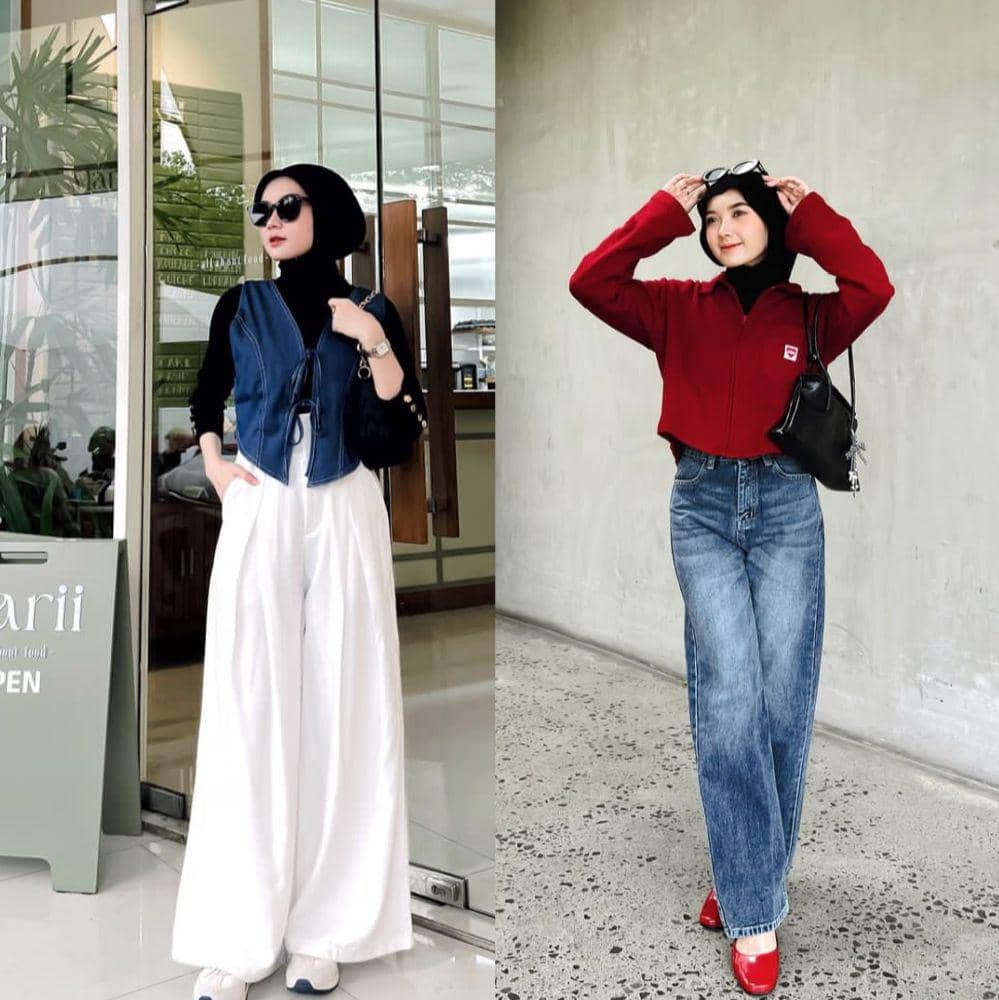 9 Inspirasi Kasual Outfit untuk Hangout ala Nindi Ariesti, Simpel Modis
