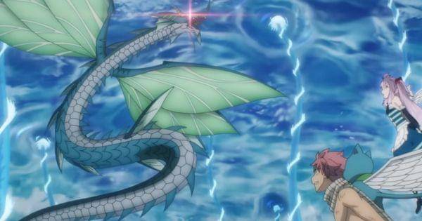 Mercphobia menarik lautan ke langit ( Dok. J.C.Staff / Fairy Tail: 100 Years Quest )