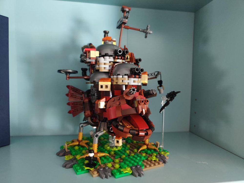 potret koleksi LEGO Ghibli (reddit.com/user/frogtrickery)