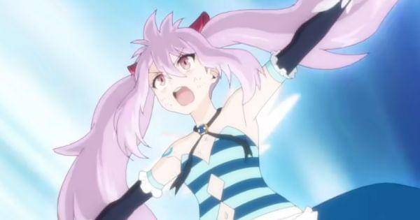 Wendy memakai sihir penerapan ke teman-temannya ( Dok. J.C.Staff / Fairy Tail: 100 Years Quest )