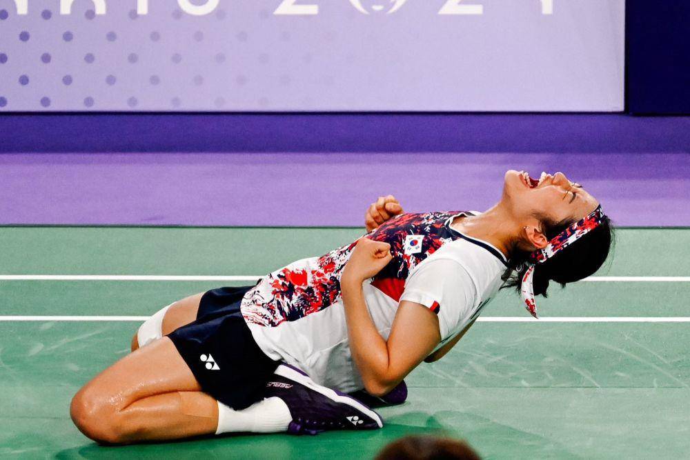 Tunggal putri Korea Selatan, An Se Young meraih emas di Olimpiade 2024 Paris (X.com/Paris2024)