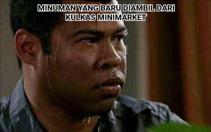 meme beli minuman di minimarket (dok. pribadi/Iip Afifullah)