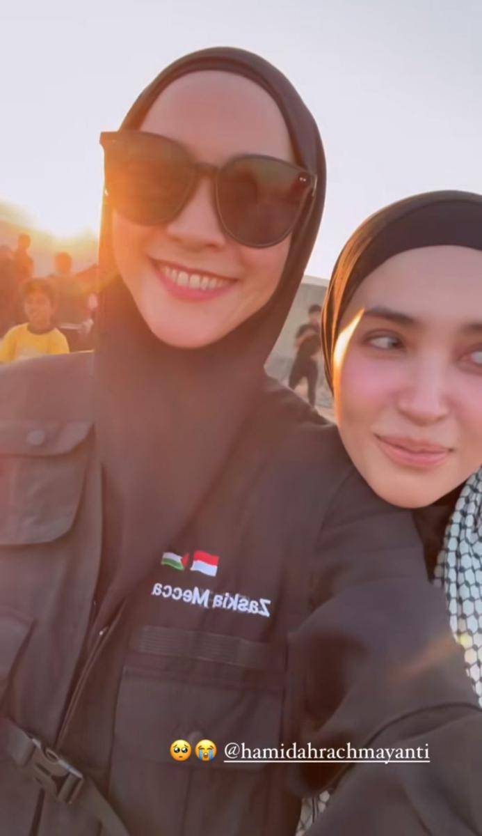 potret Zaskia Adya Mecca berkegiatan sosial di Jordan (instagram.com/zaskiaadyamecca)