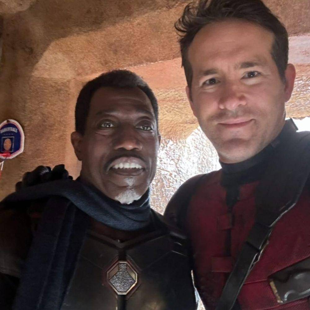 behind the scene film Deadpool & Wolverine (instagram.com/vancityreynolds)