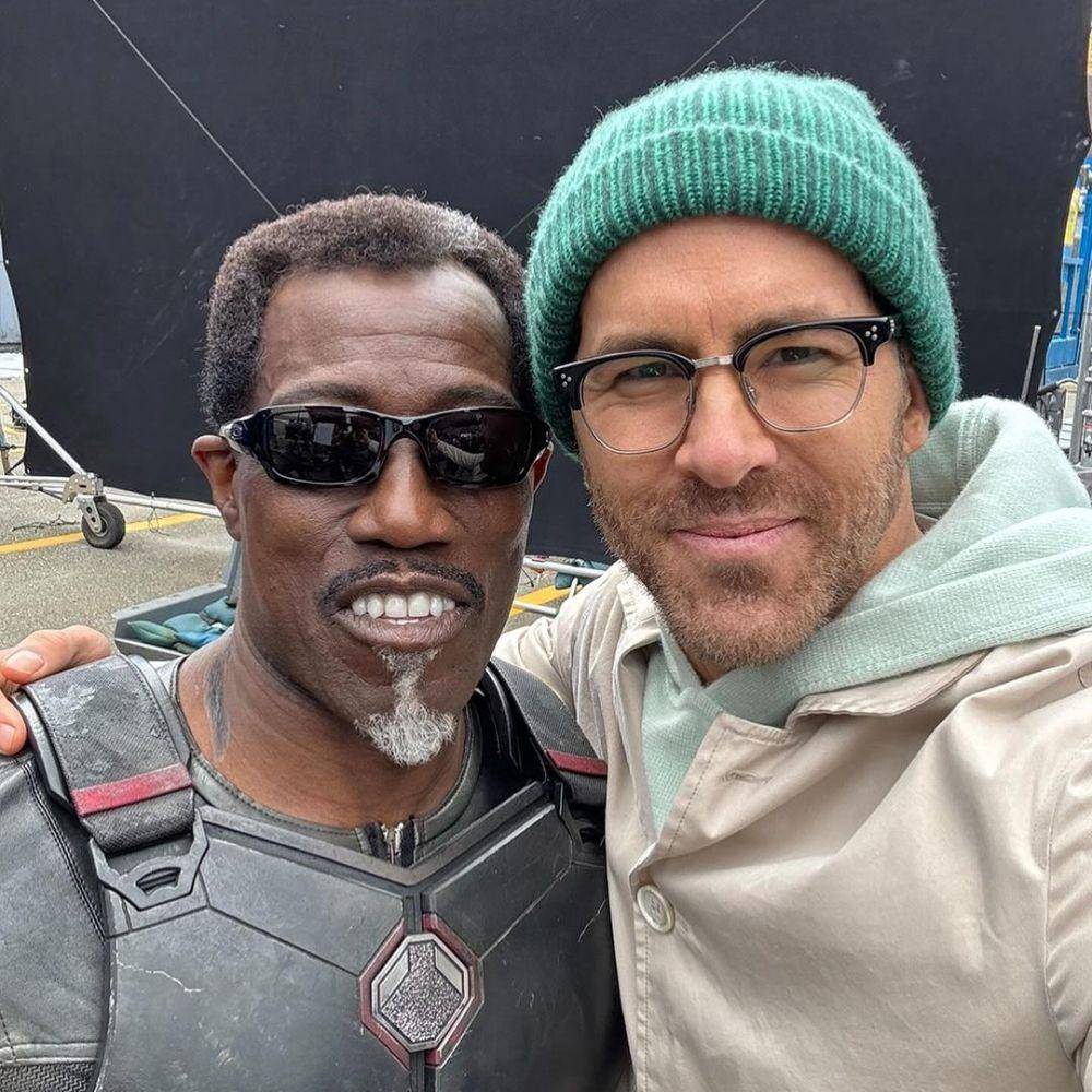 behind the scene film Deadpool & Wolverine (instagram.com/vancityreynolds)