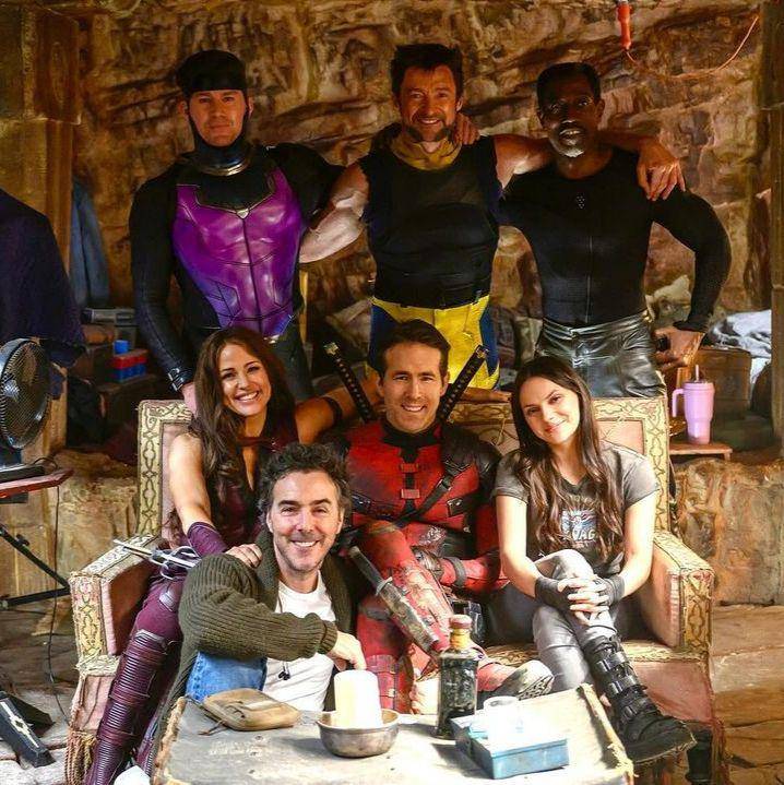 behind the scene film Deadpool & Wolverine (instagram.com/slevydirect)