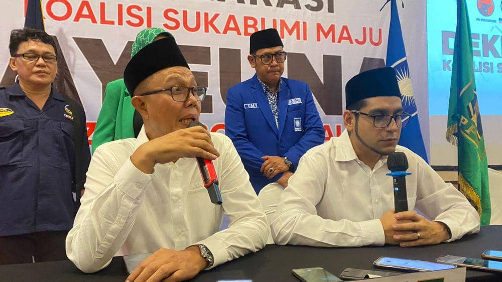 Pilkada Kota Sukabumi, Bobby Maulana Deklarasikan Ayep Zaki Jadi Pendampingnya